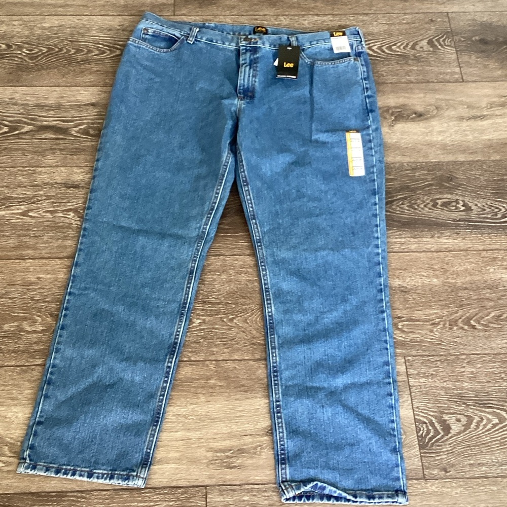 Lee Men's Classic Straight Blue Jeans